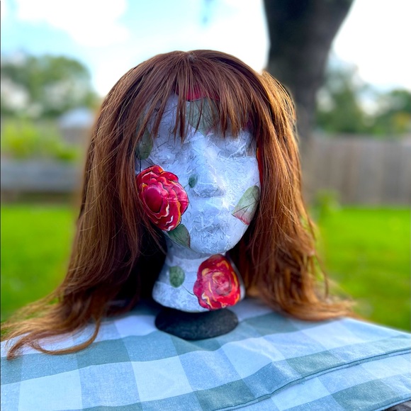 Sepia Strawberry Blonde with highlights wig - Picture 2 of 7